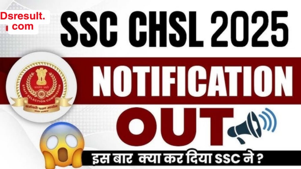 ssc chsl Notification 2025